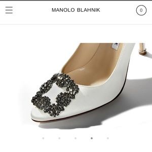 NIB size 36.5 Manolo Blahniks. Perfect for wedding.